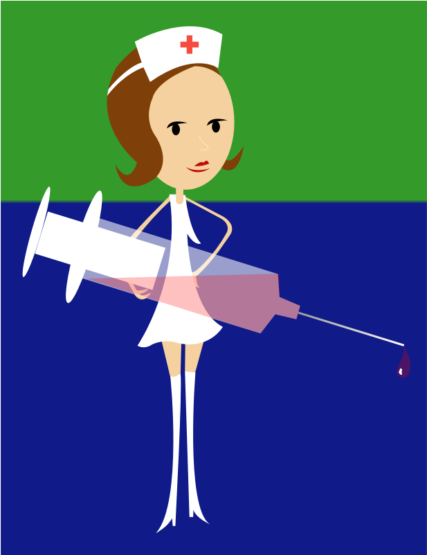 Clipart - Nurse - Funny And Sad Shayari Hindi (800x800)