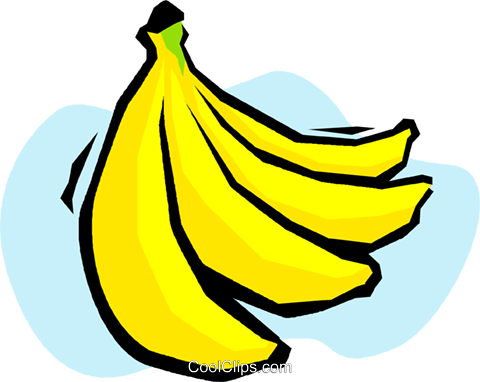 Bananas Royalty Free Vector Clip Art Illustration - Clip Art (480x382)