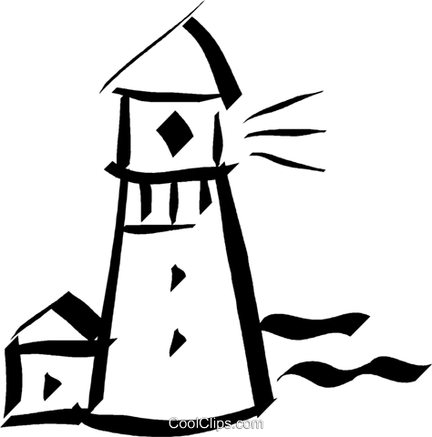 Leuchtturm Vektor Clipart Bild Vc032893 Coolclipscom - Leuchtturm Vektor (474x480)