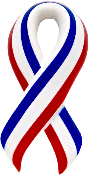 Mcn-042 Patriotic Ribbon - Coquelicot (467x644)