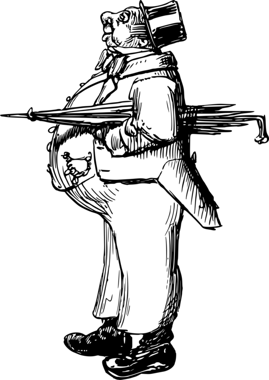 Cartoon Black And White Computer Icons Line Art Comics - Clip Art (531x750)