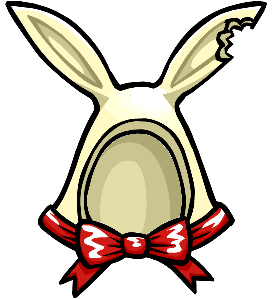 Clip Art Clipart Easter Bunny Rabbit Clip Art - Bunny Ears Club Penguin (546x600)