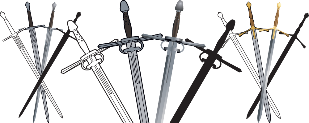 John's Sword Clip Art - Sword Clip Art (1000x400)