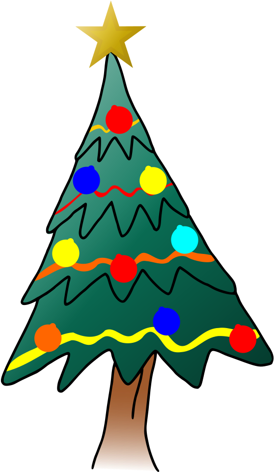Cartoon Christmas Tree Cartoon Christmas Tree, Christmas - Christmas Tree (782x1000)