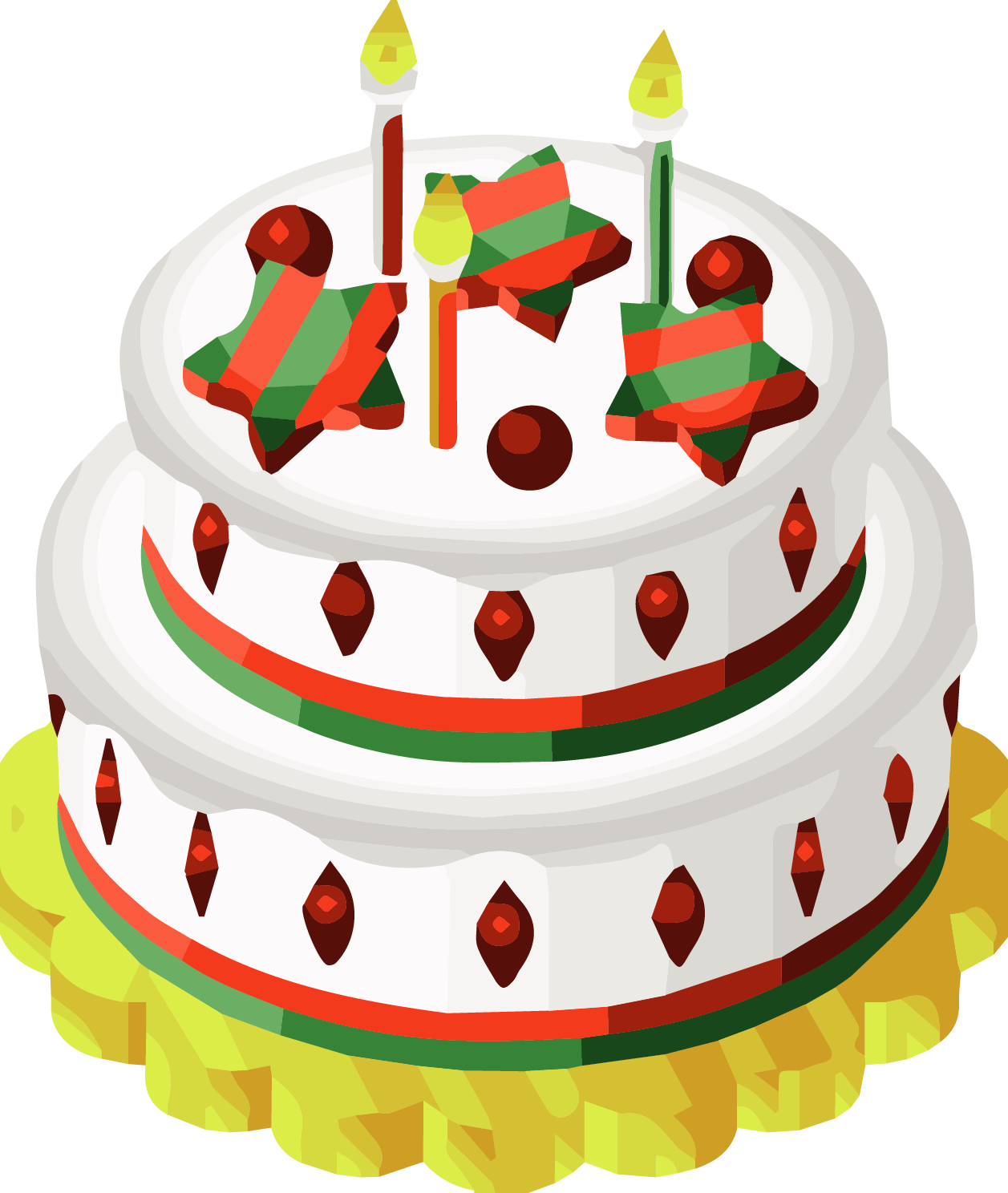 Christmas Birthday Clip Art List Deluxe Christmastcakepngclipart - Christmas Cake Clip Art (1257x1488)