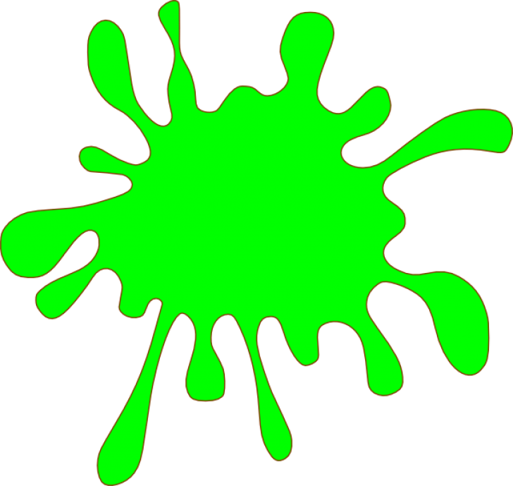 Permalink To Splat Clip Art - Green Paint Splatter Clip Art (728x689)