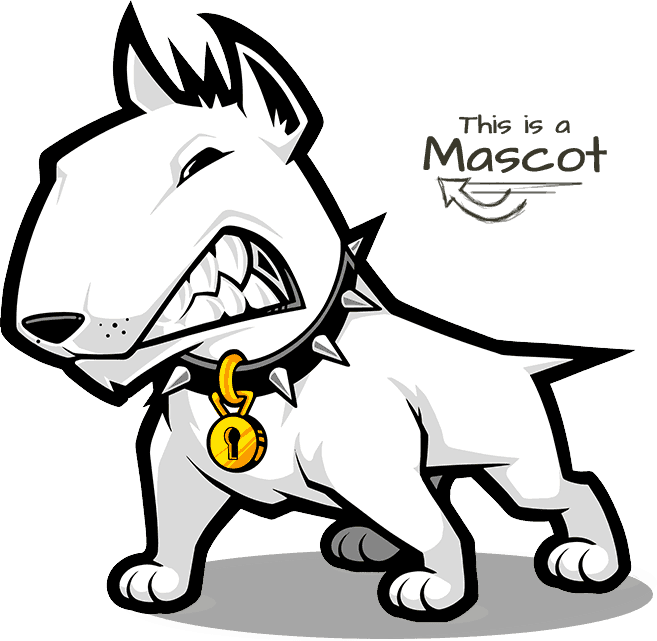 Mascot Design Bullterrier - Logos De Bull Terrier - (657x641) Png Clipart D...