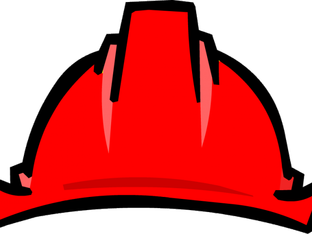 Santa Hat Clipart Club Penguin - Black Hard Hat Clipart (640x480)