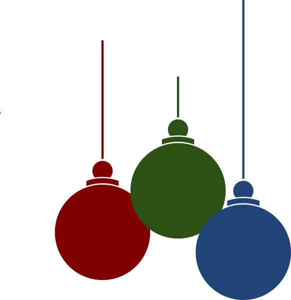 Christmas Tree Decoratio Square Car Magnet 3" X 3" (582x599)