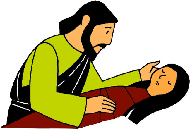 Jesus Healing Bartimaeus Clipart (700x525)
