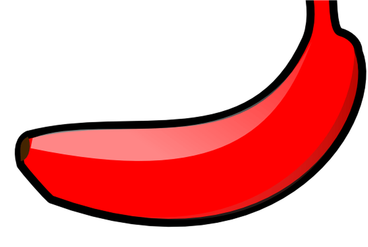 Red Banana Clip Art At Clkercom Vector Clip Art Online - Red Banana Clip Art At Clkercom Vector Clip Art Online (1368x855)