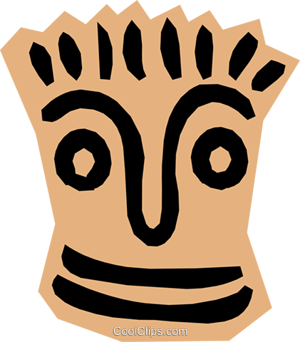 Stickman On Brown Shape Royalty Free Vector Clip Art - Stickman On Brown Shape Royalty Free Vector Clip Art (421x480)