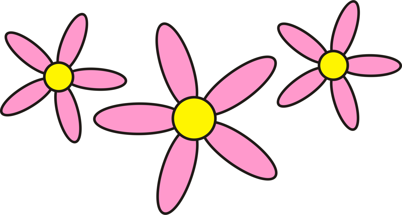 All Photo Png Clipart - Pink Flower Clipart (1400x750)
