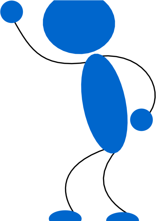 Stick Figure Drawing Cartoon Computer Icons - Animated Person Waving (538x750)