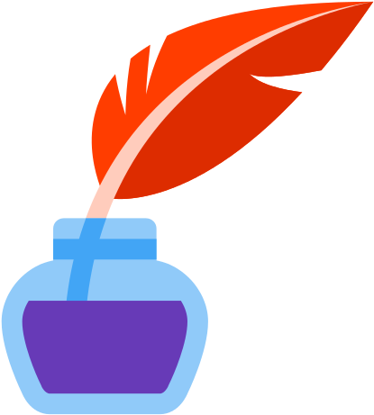 Quill With Ink - Icon (550x550)