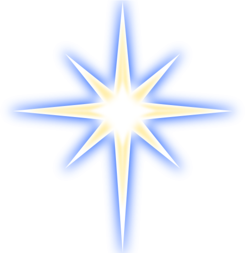 Shining Star Clipart Shining Star Clipart North Star - Christmas Star Clipart (1024x1024)
