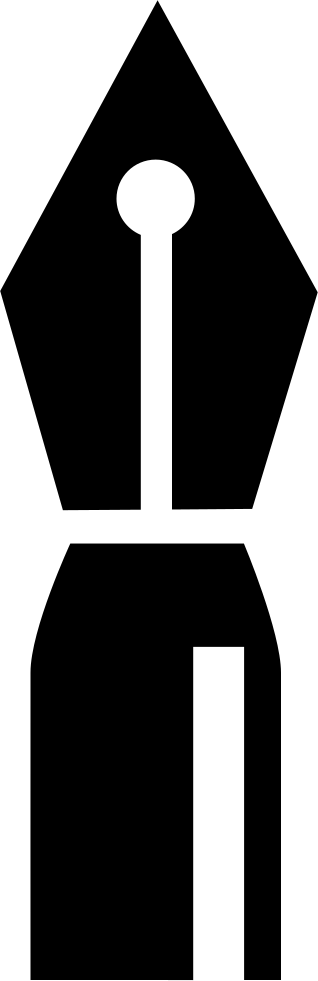 Ink Quill Comments - Pen Tool Icon Jpg (318x981)