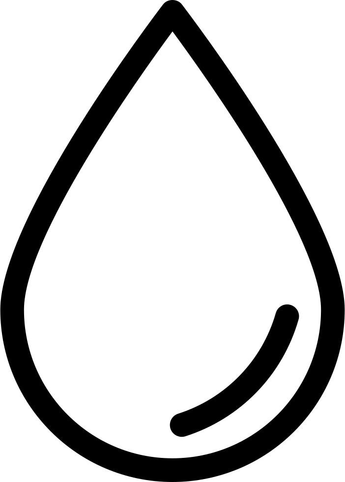 Ink Clipart Ink Drops - Outline Of A Drop (702x980)