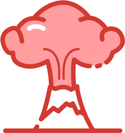 Clipart Free Library Eruption Linear Hand Png And Vector - Volcano (512x512)