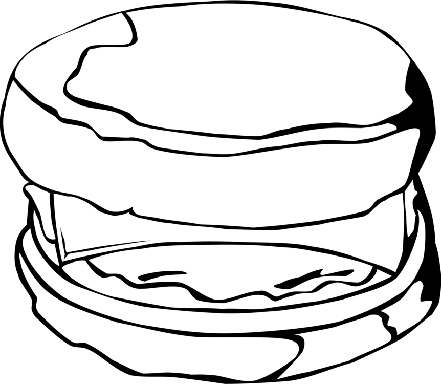 Egg Sandwich Breakfast English Muffin Montreal-style - Breakfast Sandwich Clipart (862x750)