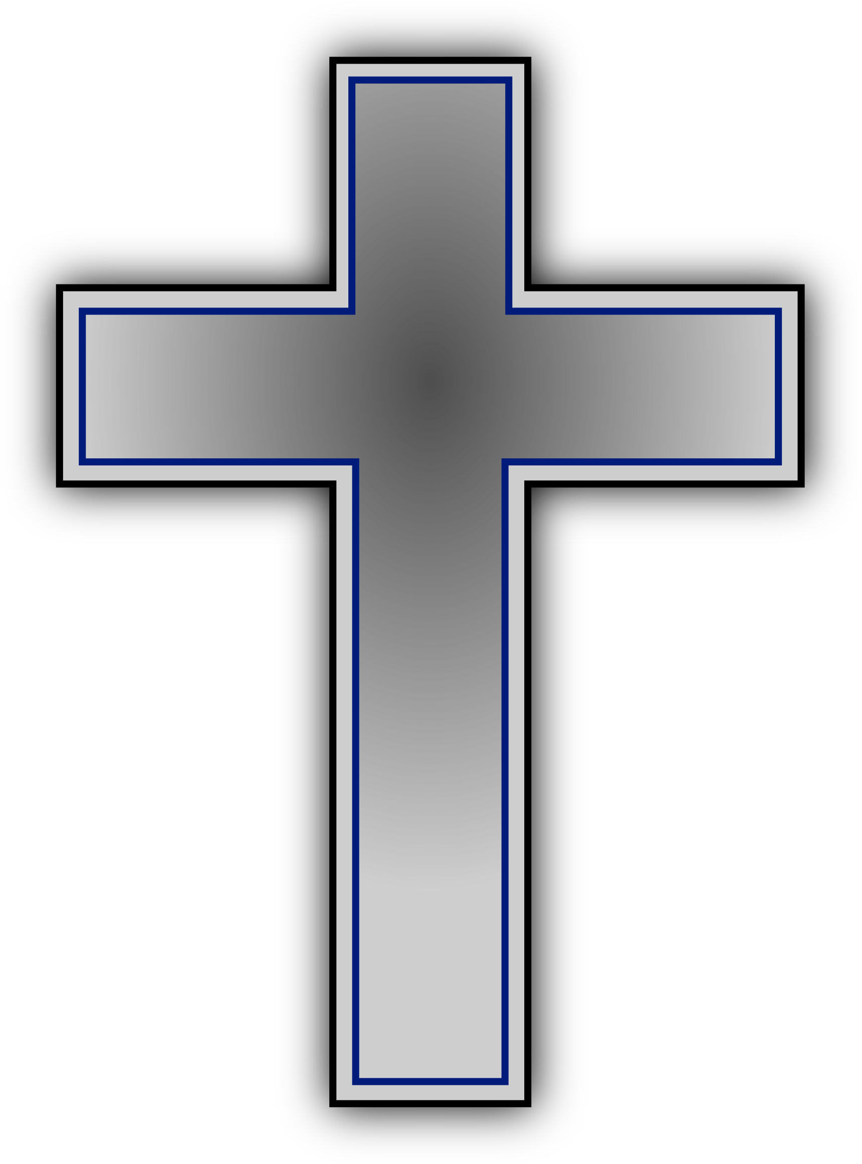 Viewing Gallery For Black And White Cross Clip Art - Cross With Transparent Background (1875x2400)