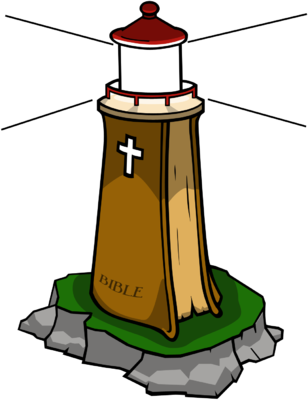 Image Bible Lighthouse Clip Art - Lighthouse Clipart (308x400)