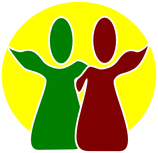 Fellowship Reggae Clip Art - Embrace Clipart Png (600x579)