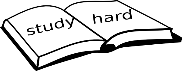 5 Studying Animated Clip Art - Open Book Clip Art (600x237)