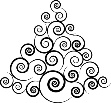 Jesus Christ Christian Catholic God Holy D - Spiral Christmas Tree Drawing (366x340)