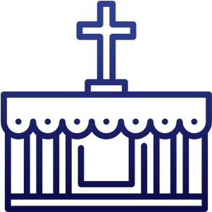 Mass & Confession Times - Altar Icono (400x400)