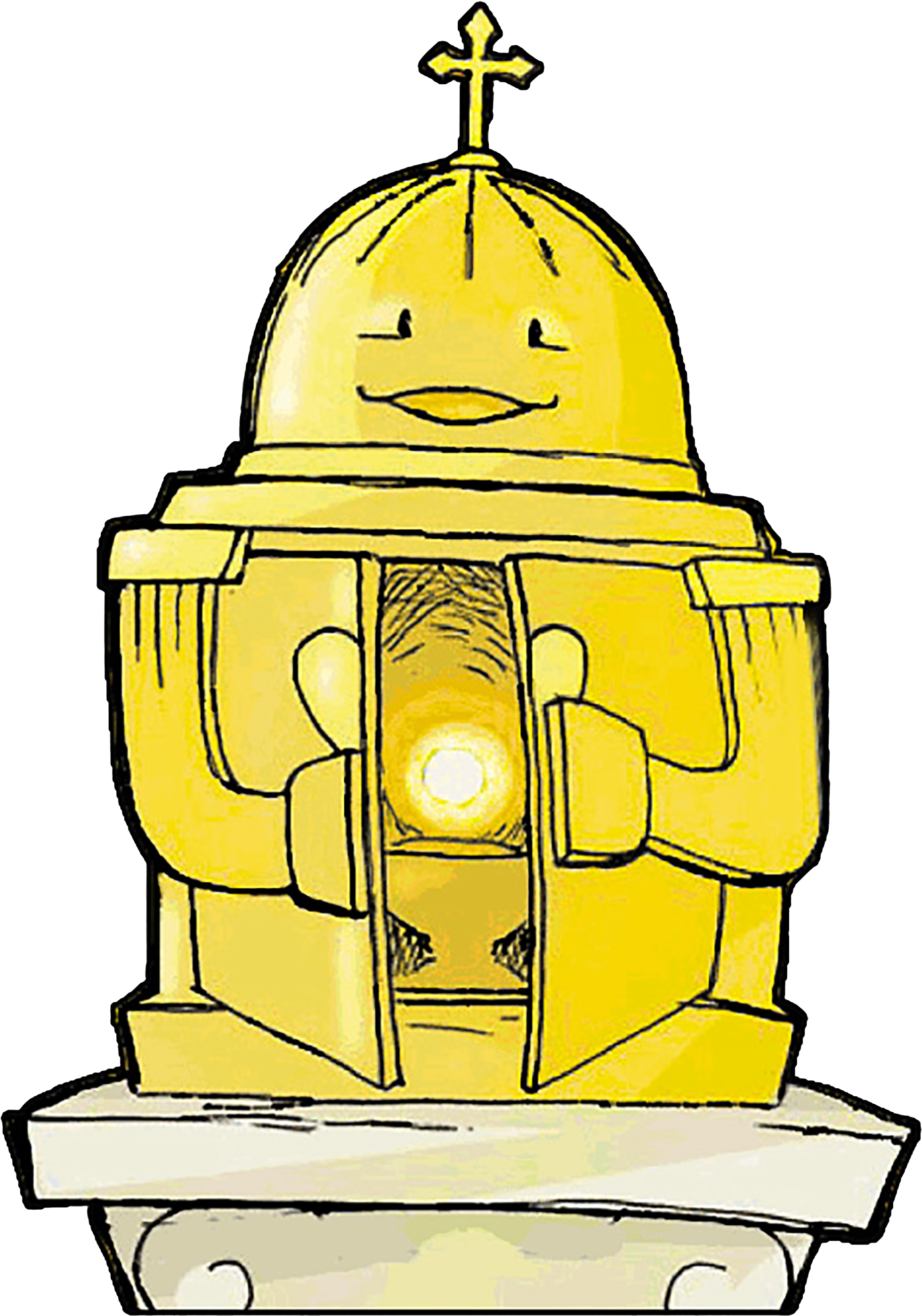 Baroque Crucifixion Motif Church Sanctuary Tabernacle - Clip Art (1975x2875)