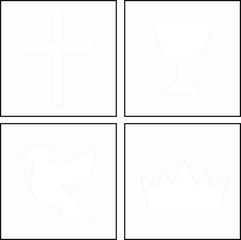 Foursquare Declaration Of Faith - Cross (800x796)
