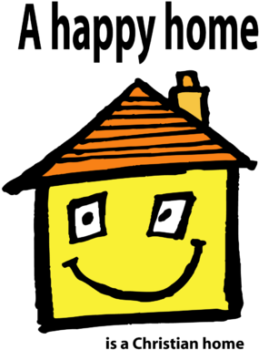Happy Home Clipart - Chriastian Home (303x400)