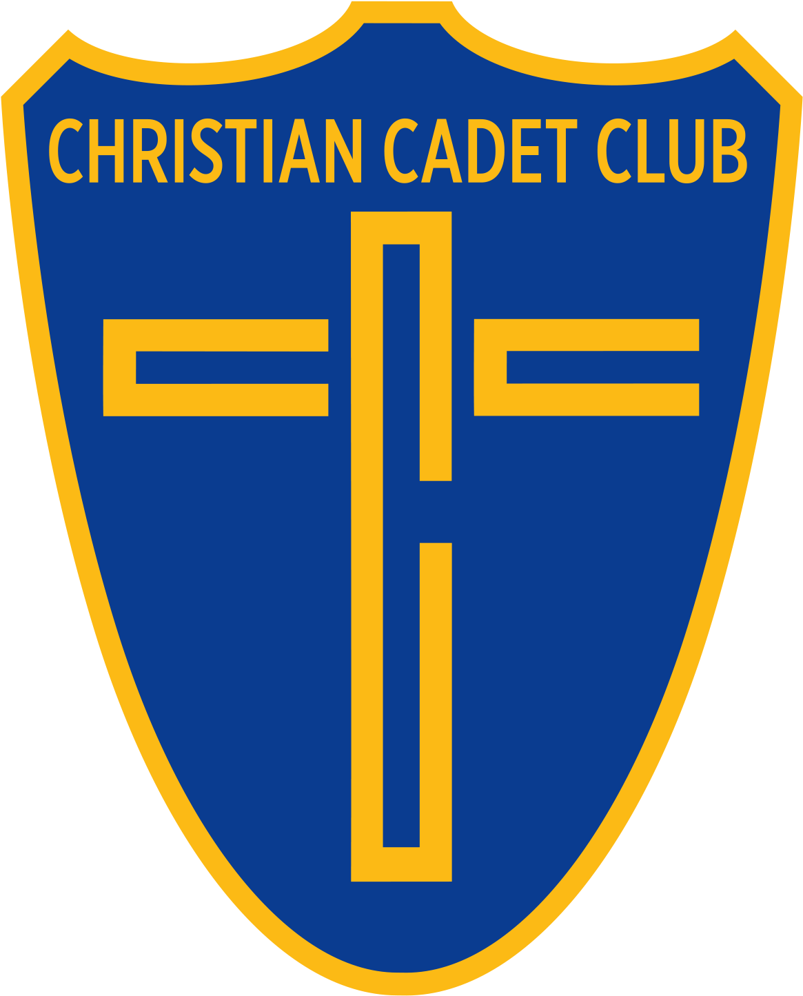 Christian Cadet Club Emblem Blue And Gold - Calvinist Cadet Corps Logo (1172x1451)