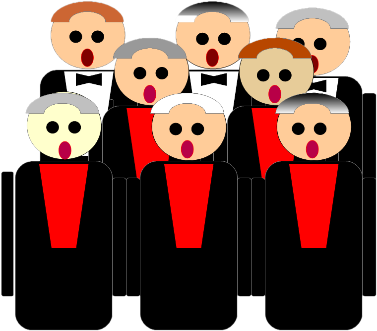 Mill Hill Shul - Choir Singing Gif Animation (869x794)