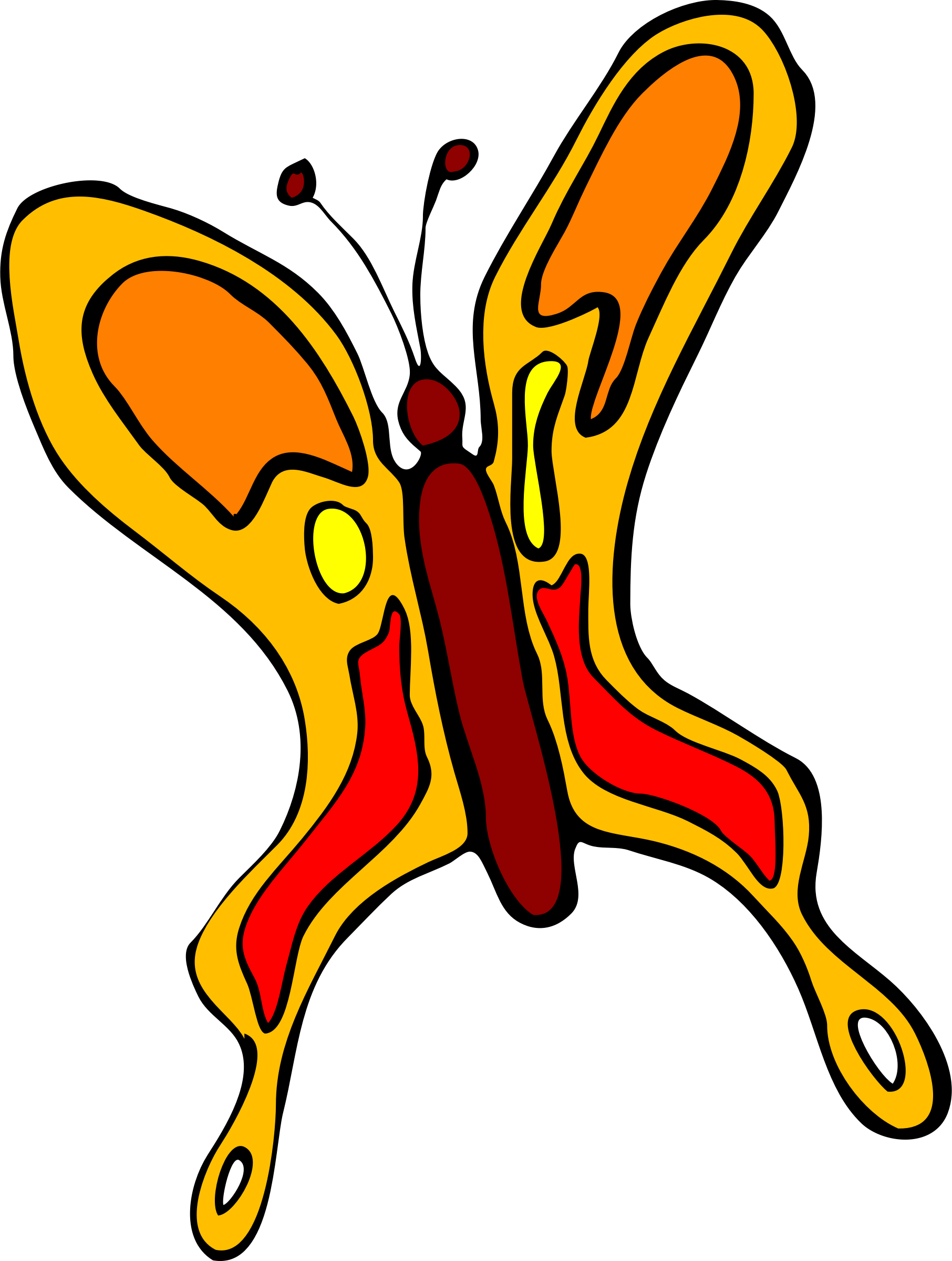 Architetto Farfalla - Farfalla Stilizzata (1812x2400)