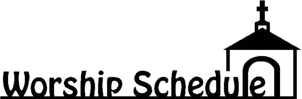 Children's Ministry - Free Clipart Worship Schedule (975x332)
