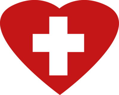 28 Collection Of Cross In Heart Clipart - Heart With Cross Clipart (400x321)