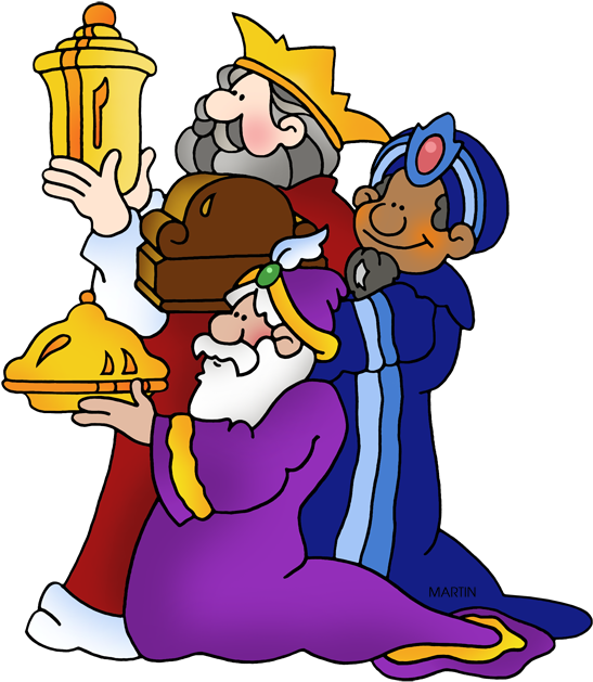 Free Clip Art By Phillip Martin - Christmas Wise Man Clip Art (591x648)