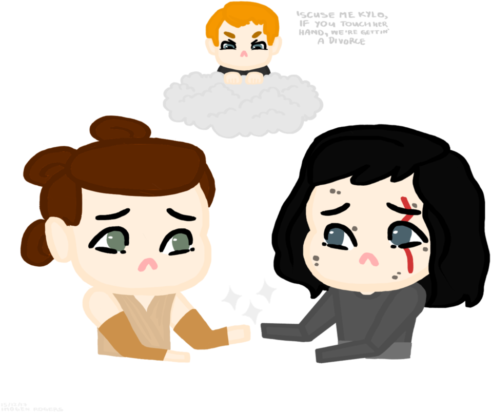 The Last Jedi By Jimtigerlily - Cartoon (979x816)