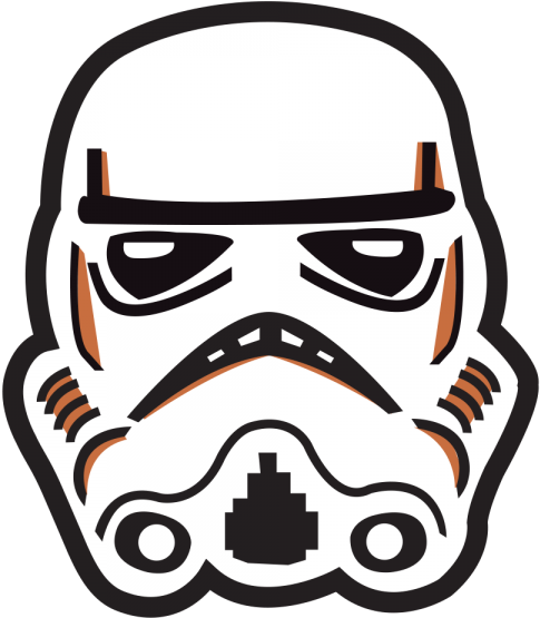 Stormtrooper Clipart Black And White - Stormtrooper Clipart Black And White (600x600)
