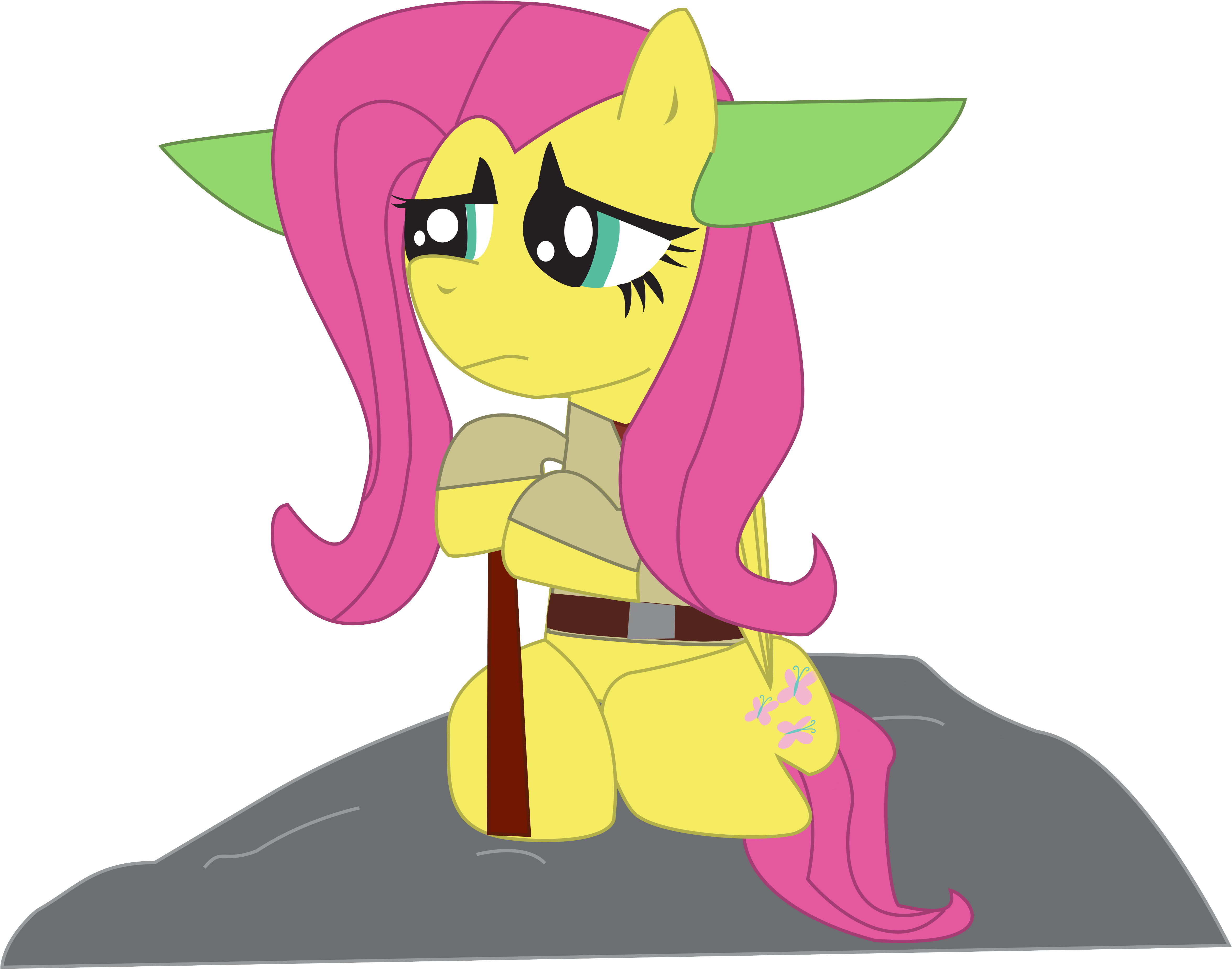 Ejlightning007arts Fluttershy As Yoda In Star Wars - Yoda (4712x3784)