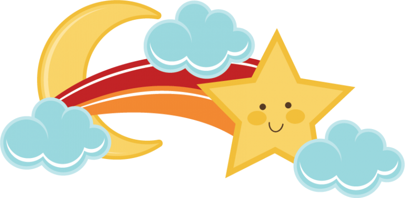 28 Collection Of Cute Star Clipart - Cute Shooting Star Png (800x391)