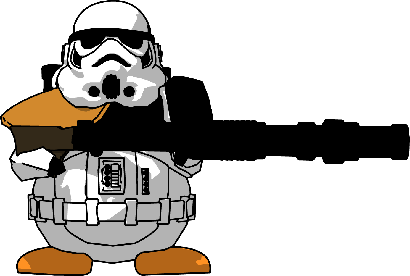 Starwars 2013 Game Shooter Boss - Club Penguin And Star Wars (1385x933)