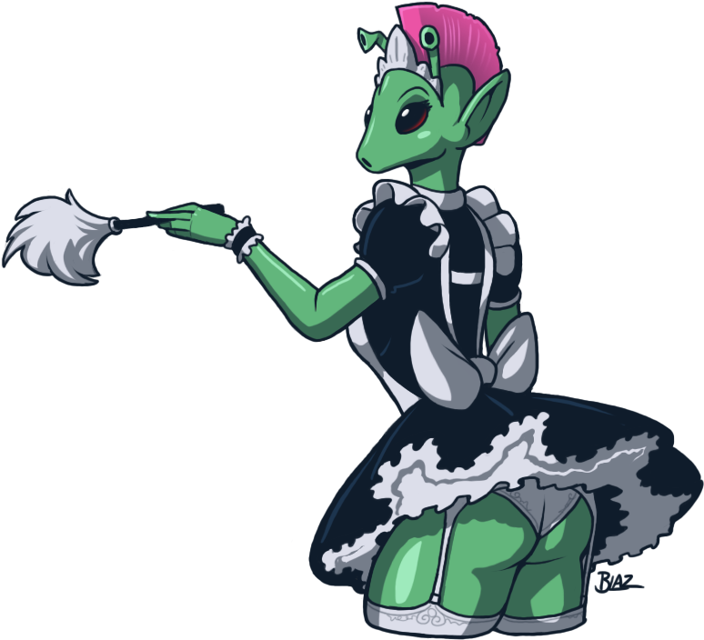 Rodian Meido By Blazbaros Rodian Meido By Blazbaros - Star Wars Female Rodian (900x900)
