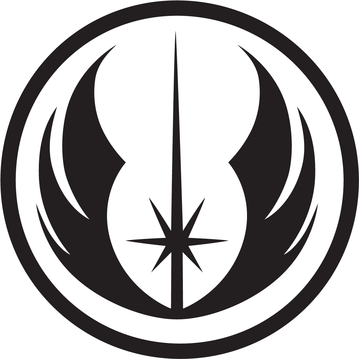 Star Wars, The Gist Of It - Jedi Order Logo Png (1185x1185)