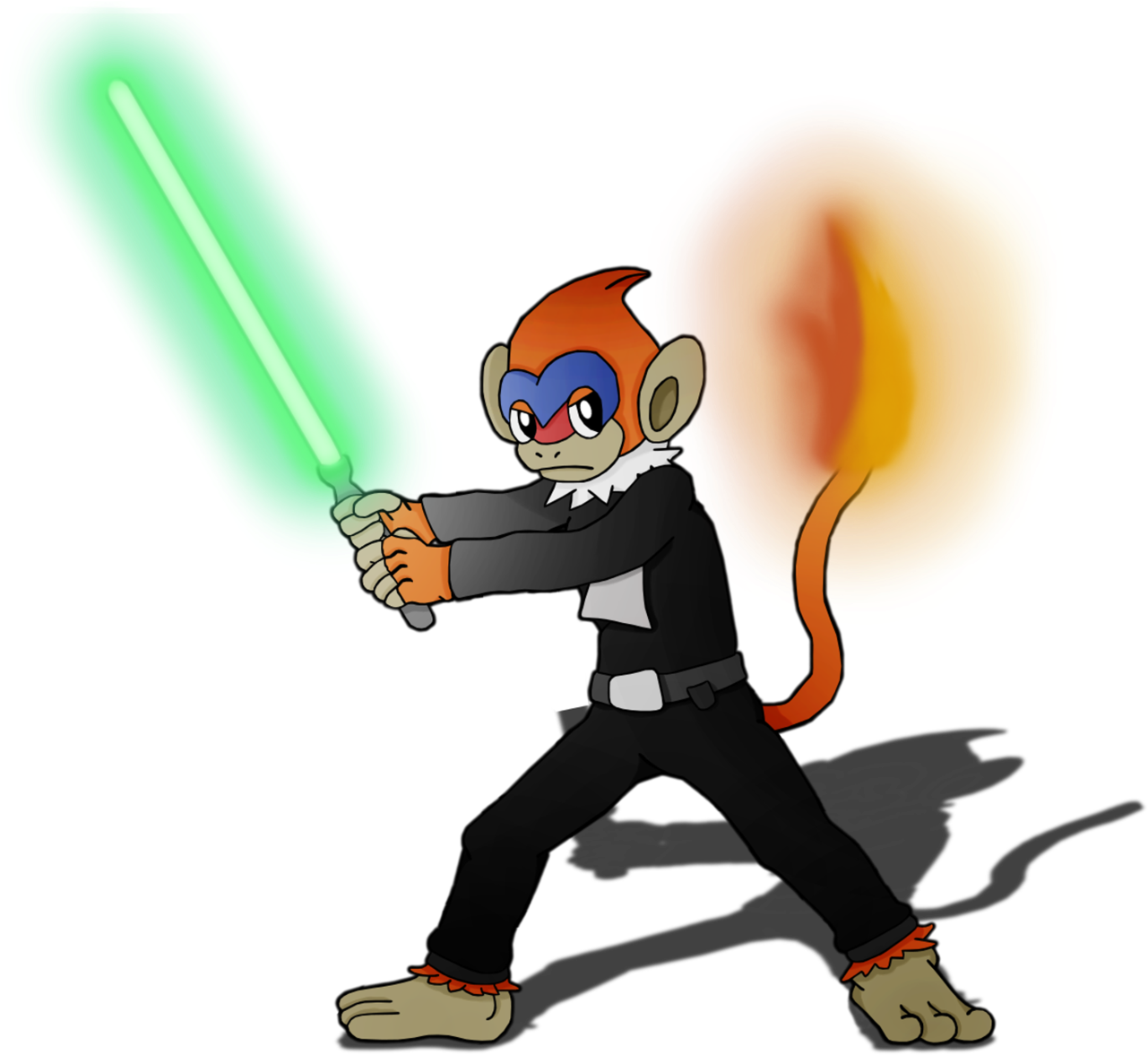 Monferno As Luke Skywalker By Pokemon-traceur - Luke Skywalker Pokemon (1280x1188)
