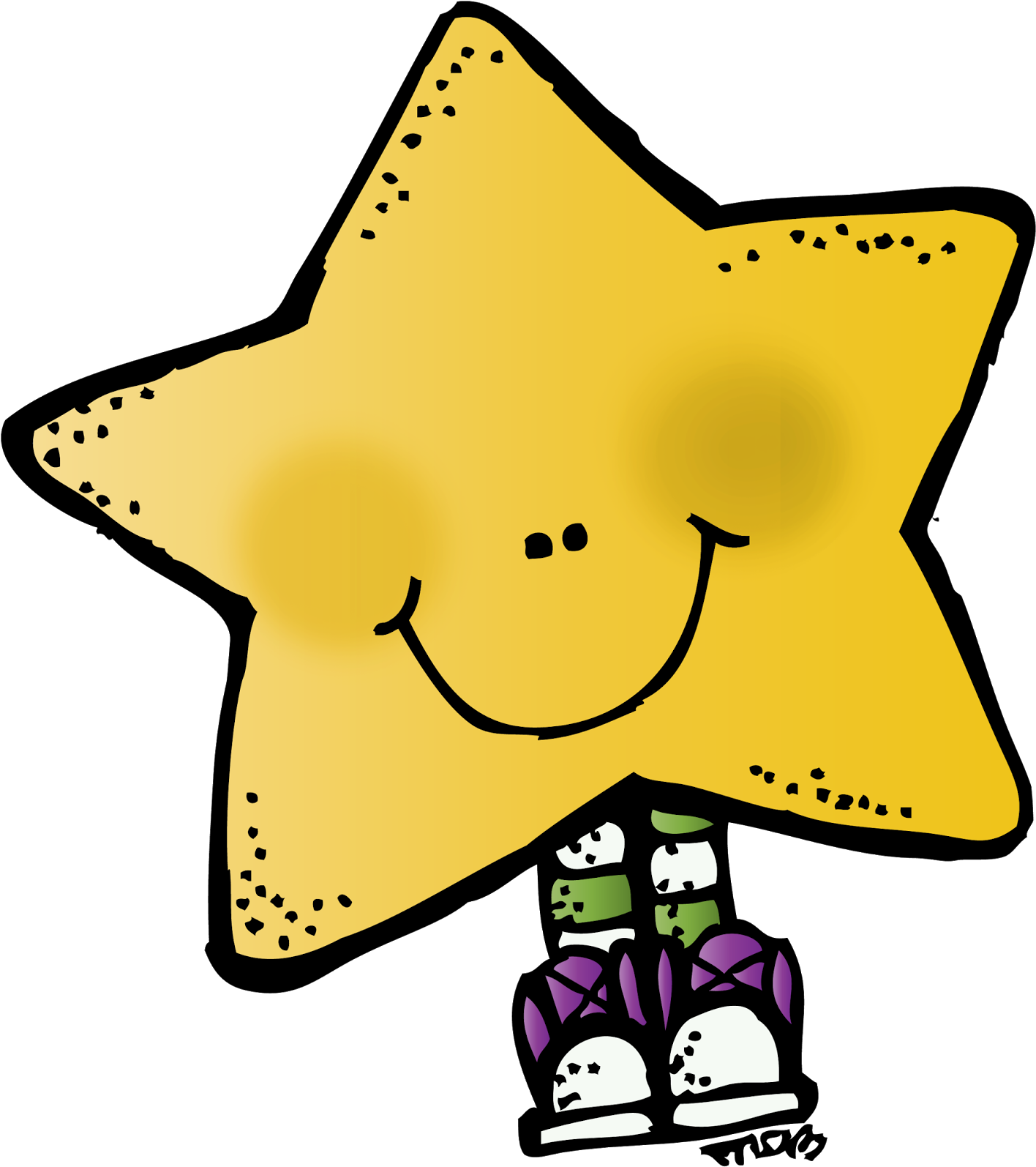Melonheadz Clipart Star Collection - Star Melonheadz (1473x1600)