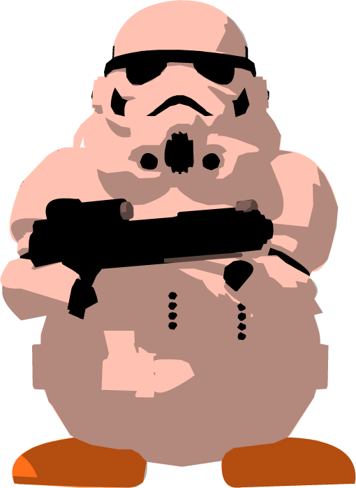 Star Wars Rebels Takeover Stormtrooper Sprite - Stormtroopers Club Penguin (510x698)
