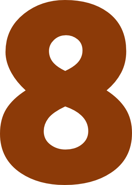 Eight Clip Art At Clker - Eight Clipart (426x595)